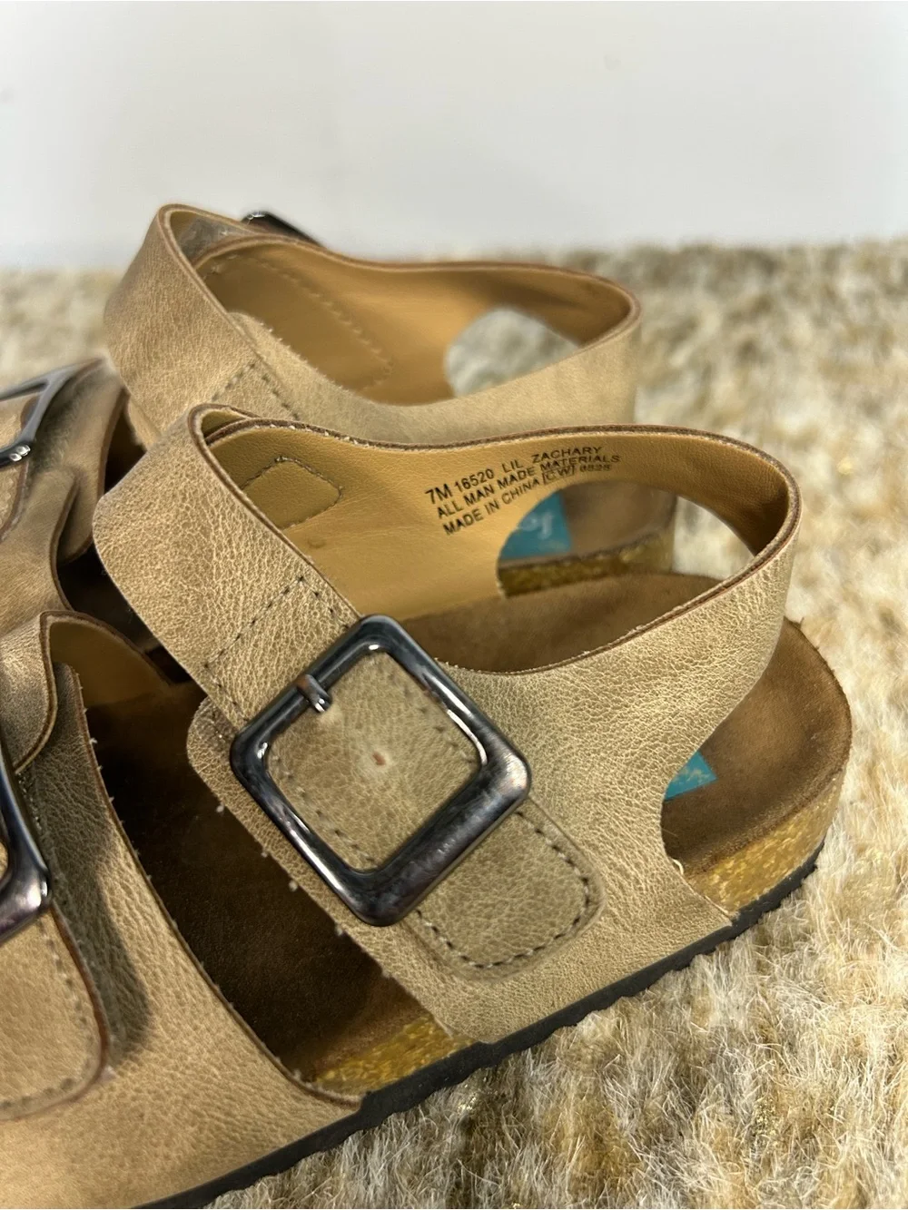 5‎ for $25🔥Scott David Tan Wedge Lil Zachary Sandals Toddler Size 7
